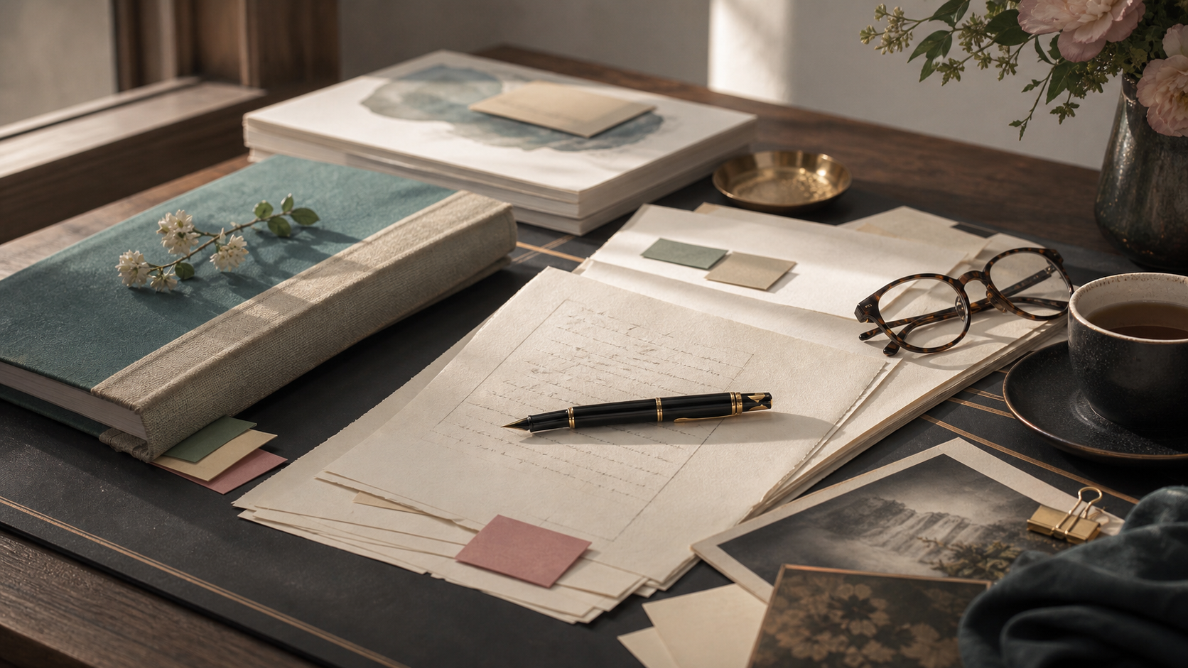 旧书与记忆插图 Books and memory illustration